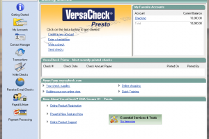 Versacheck software free trial